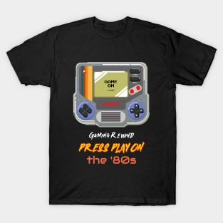 Gaming Rewind: Press Play on the '80s T-Shirt